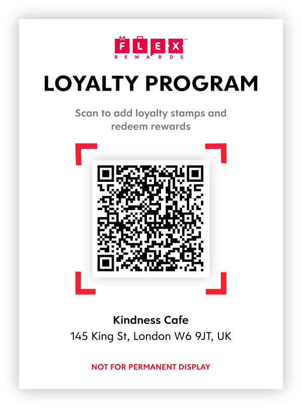 Contactless QR Code Page PDF